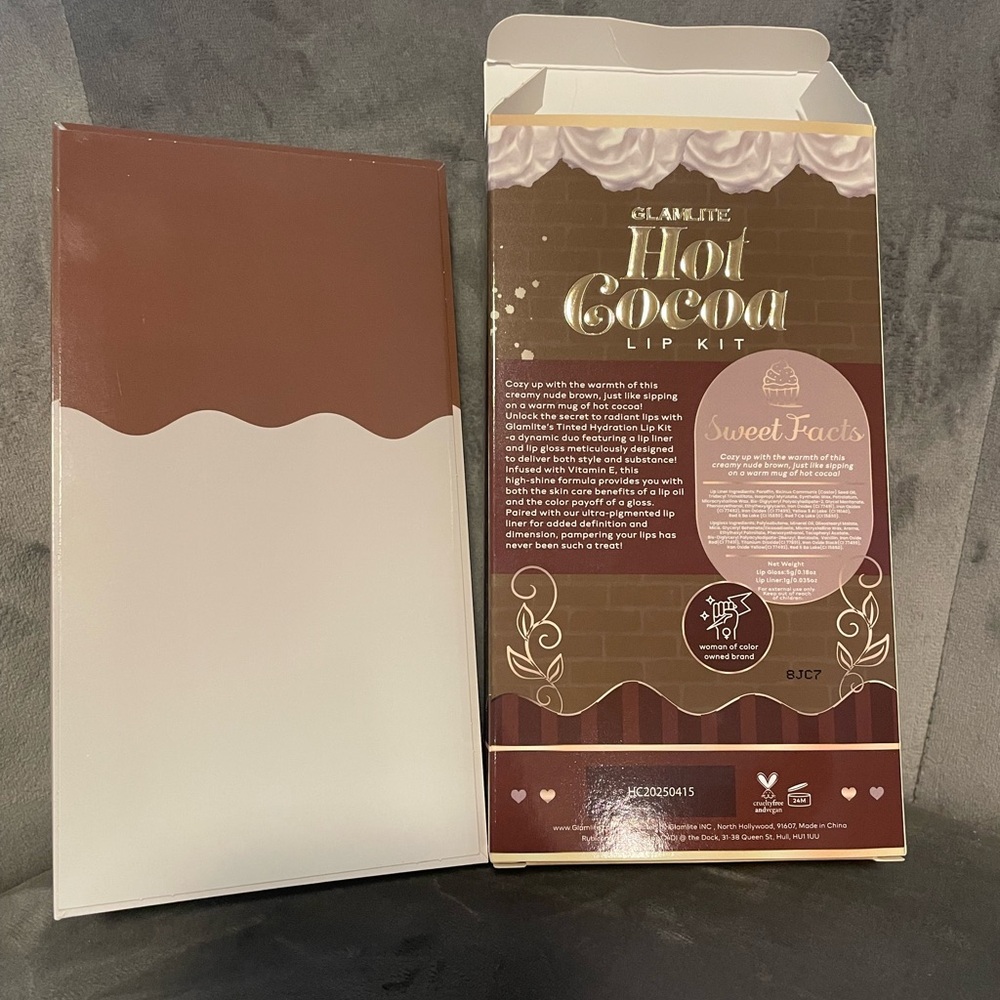 Glamlite Hot Cocoa Lip Kit - Brown - Picture 5 of 7